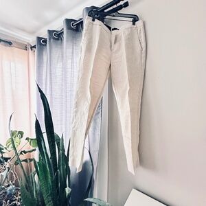 Banana Republic Avery Cut Linen Pants - size 10L - NWT